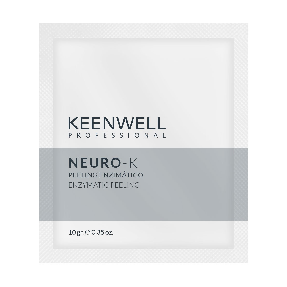 Ензимний відновлювальний та зволожувальний пілінг для обличчя Keenwell Neuro-K Enzymatic Peeling з ферментами папайї та ананасу, 10 г (саше)