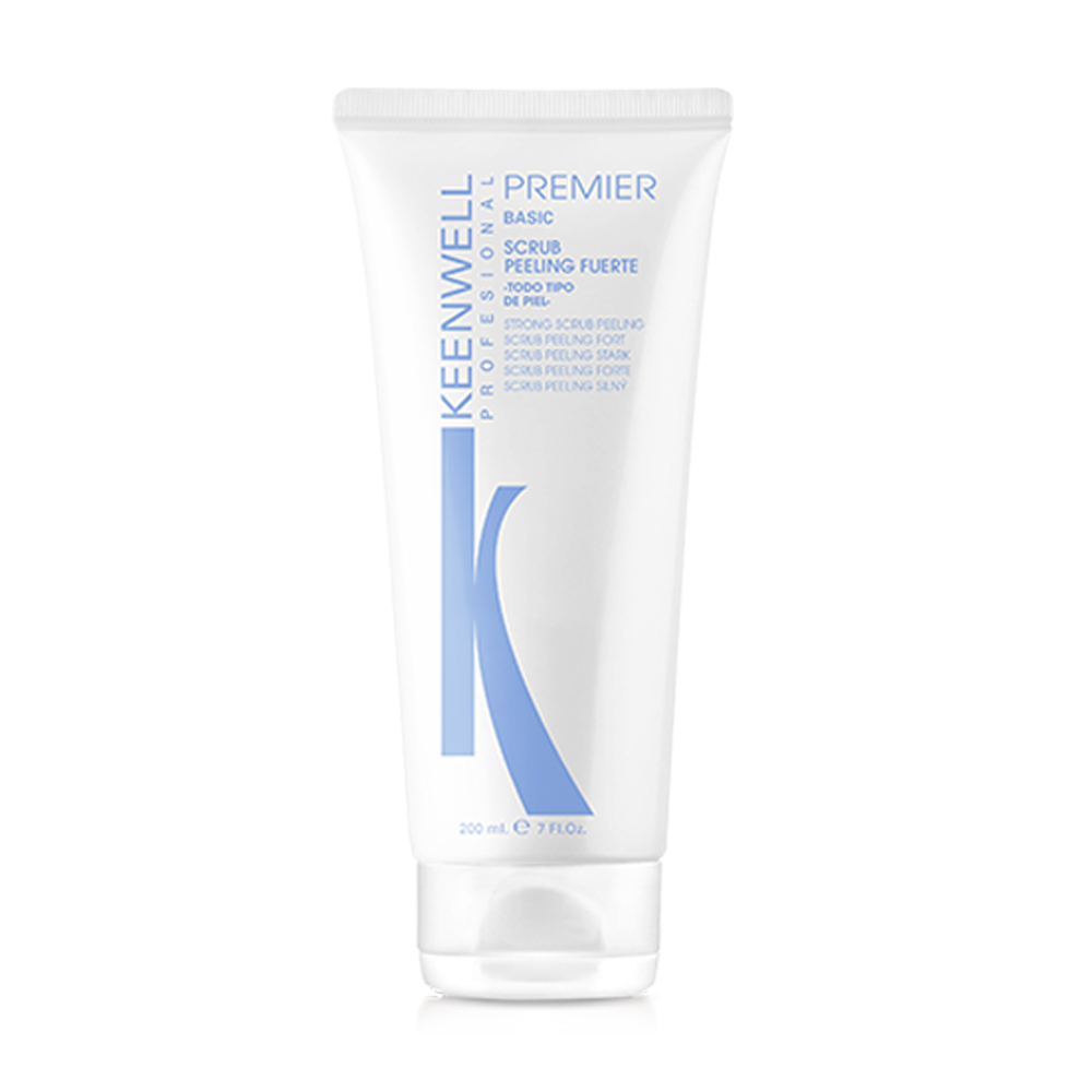 Сильний скраб-пілінг для обличчя Keenwell Premier PBP Scrub Peeling Fuerte з абрикосовою кісточкою, 250 мл
